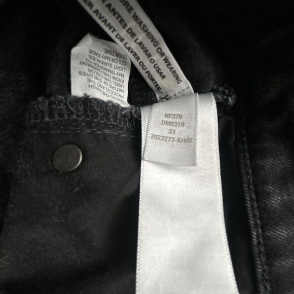 Madewell Perfect Vintage Flare Jeans Womens Sz 33 36x31 Black Plus Size Curvy - Picture 5 of 9